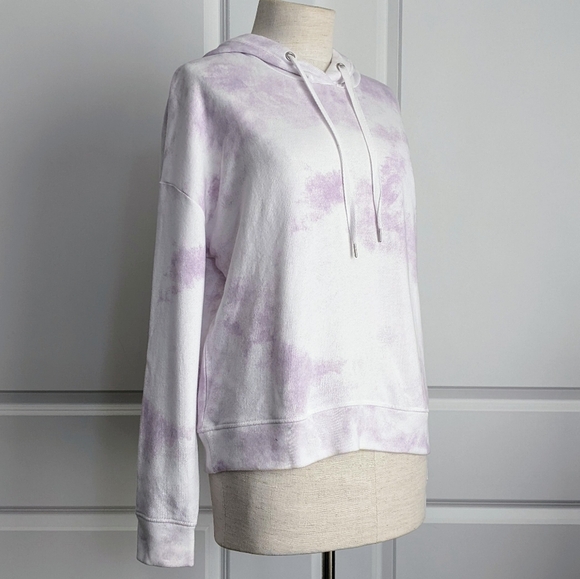 Rails Sweatshirt Pullover Hooded Cloud Tie Dye Cotton Modal Lavender M NWT - Picture 4 of 12